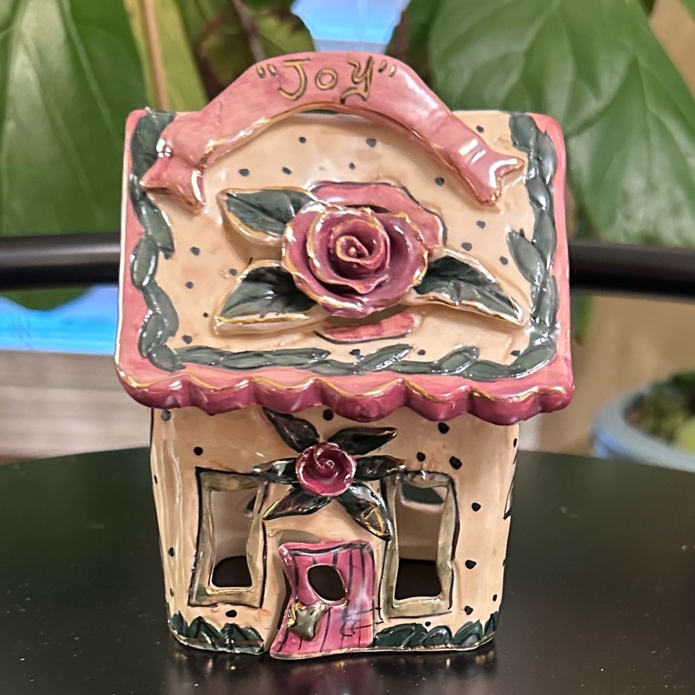 Blue Sky Collectible Candle House  “Joy”